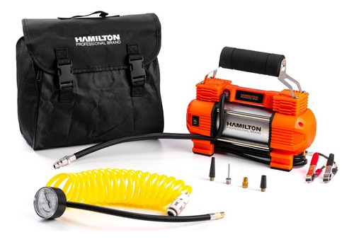 Compresor De Aire Auto Hamilton 12v Portátil + Accesorios