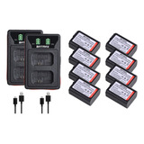 Pack 8 Baterias Np-fw50 2000mah 7.2v + 2 Cargadores Duales  