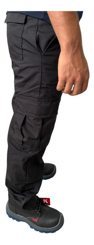 Pantalón Rib Tipo Cargo Camuflado