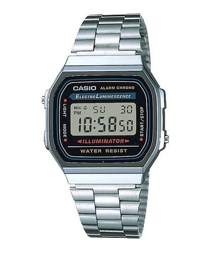 Relógio Vintage Casio A168wa-1 Barato Nota Fiscal