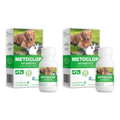 Metoclop (antiemetico) Para Perro\u002Fgato **2 Frascos De 20ml | MercadoLibre