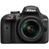 Camara Nikon D3400 Kit 18-55 24mp Bluetooth Full Hd + 16gb M