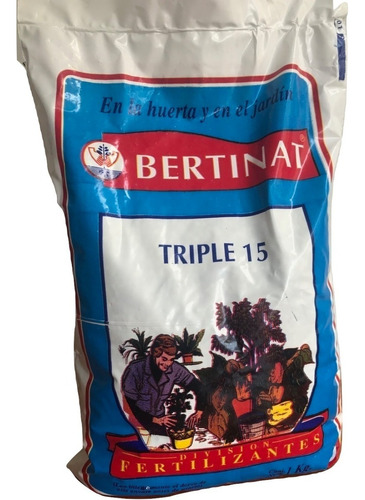 Triple 15 Fertilizante Bertinat X 1 Kg