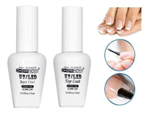 Cherimoya 15ml Base Coat O Top Coat Gel Led Uv X1u.