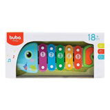 Xilofone De Peixinho Brinquedo Musical Infantil Para Bebês 