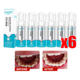 6pcs Creme Dental De Espuma Branqueadora Instantânea Dentes
