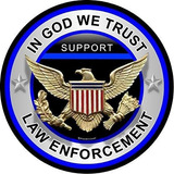 Prosticker 309 (uno) 4 Patriot Series In God We Trust