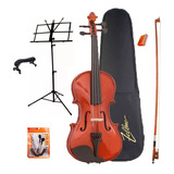 Violino 1/8 Infantil Pro Fire  Zlm18nv Espaleira+ Partitura 