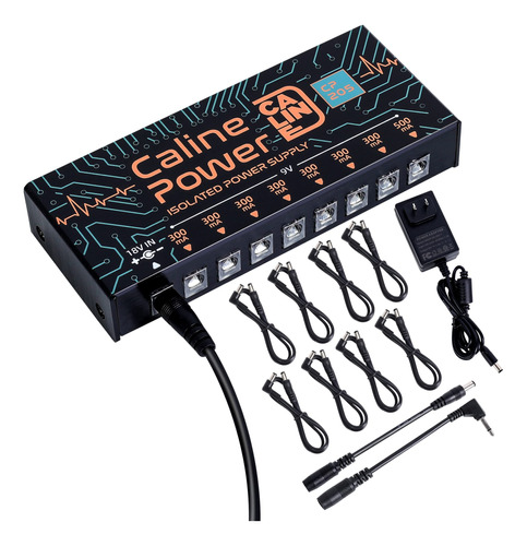 Caline Fuente De Alimentacin De Pedal De Guitarra Cp-205 Dc