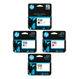 Kit De 4 Cartuchos Originales Hp 938 Para Hp Officejet 9730