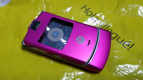 Carcarza Motorola Rarz V3 Color Lila Completa. Leer!!!