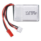 Pack X3 Bateria 603048 7.4v 700mah Jst Rc