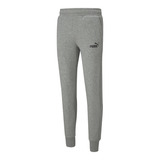 Pantalon Puño Puma Essentials Slim Pants Fl Gris Hombre