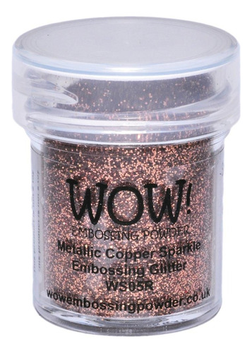 Scrapbook Wow Polvo Embossing 15 Ml Cobre Metalico Sparkle