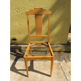 Cadeira De Madeira Antiga Usada Madeira Maciça Marfim