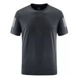 Playeras Deportivas Hombre Gym Cómodo Y De Secado Rápido