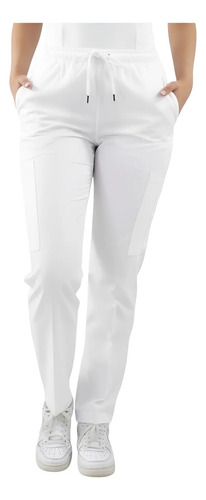 Pantalón Quirúrgico Para Dama Blanco