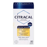 Citracal Calcium + D3 Slow Release 1200mg 80 Cápsulas