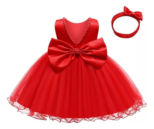 Vestido De Princesa Para Bebé, Bautismo, Fiesta, Cumpleaños