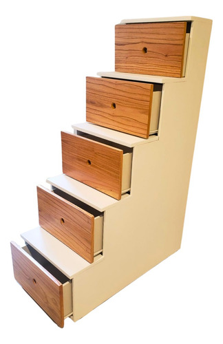 Cajonera Mueble Escalera Guardado Organizador Cama Juvenil 5