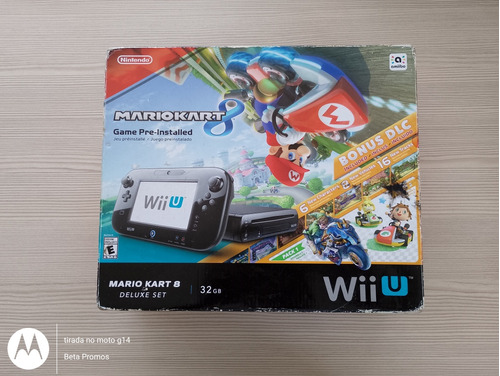 Nintendo Wii U Edição Mario Kart 8 + Hd Com 50 Jogos 