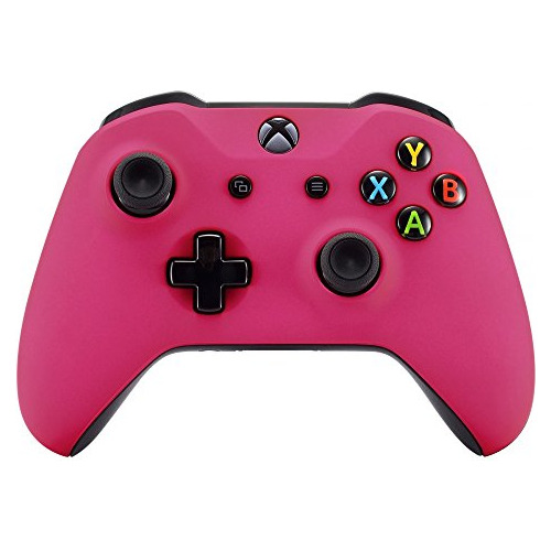 Carcasa Forntal Para Control Xbox One S / X Color Rosa Roja
