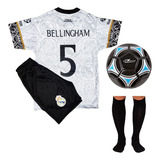 Kit Conjunto Futebol Infantil Jogo Time Europa + Meia + Bola