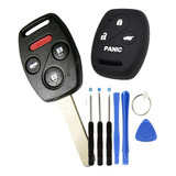 Carcasa Llave Honda Civic Accord, Crv, Pilot 3 Botones