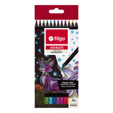 Lapiz Color Filgo Supersoft Black / White X12 Filgo