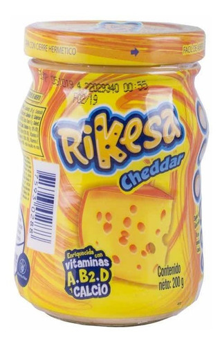 Queso, Aderezo Venezolano Importado Polar® Rikesa® Cheddar