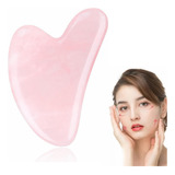 Gua Sha Facial Cuarzo Rosa Hipoalergénico