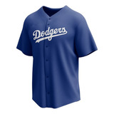 Jersey Camisola Beisbol Dodgers Los Angeles Azul Adulto