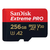 Memoria Sandisk Micro Sd Extreme Pro 256gb Microsdxc Uhs-i 2