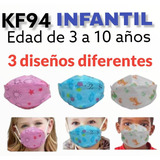 30 Cubrebocas Kf94 Niño  Niña  Mascarillas  Infantil