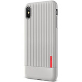 Funda Single Fit Label Compatible Con iPhone XS Max Gris