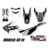 Kit Calcos Gráfica P/ Honda Tornado 2023 - X10- Mate Grueso