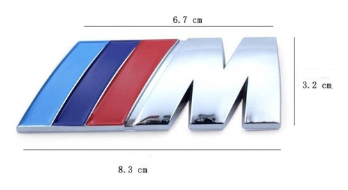 Insignia Emblema Compatible Bmw De Bal Cromada Motorsport Foto 2