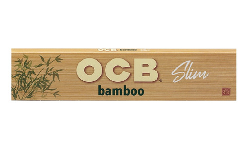 Combo De 3 Cajitas De Rolling Paper Cueros Ocb Bamboo Slim