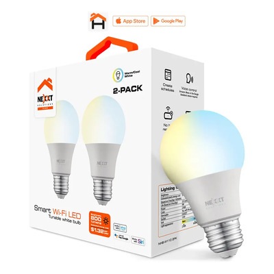 Bombilla Led Inteligente Nexxt Wi-fi - A19 - Nhb-w110 2 Color de la luz Blanco | Envío gratis