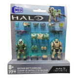 Halo Bazaar Battleground Set Con Figuras Y Accesorios