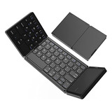 Teclado Plegable Hamopy, Teclado Inalámbrico Portátil De Tre