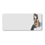 Mousepad Xxl 80x30cm Cod.169 Chica Anime Nekomimi