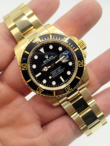 Reloj  Compatible Con No Rolex Submariner Gold