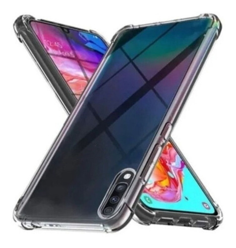 Carcasa Transparente Reforzado Para Samsung Galaxy A70