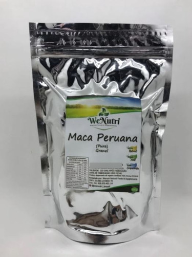 Maca Peruana Pura Em Pó 100% Pura 250g Wenutri Full 