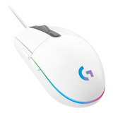 Mouse Gamer Logitech G203 Lightsync Blanco Usb 