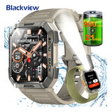 Reloj Smartwatch Reloj Inteligente Blackview Bvw60 Caqui De 2.1 Pulgadas, Smart Watch, Hombre Reloj Inteligente Militar, Linterna Bluetooth, Ip68, Resistente Al Agua, Caqui