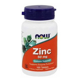Zinc 50 Mg X 100 Cápsulas Veganas - Now Foods