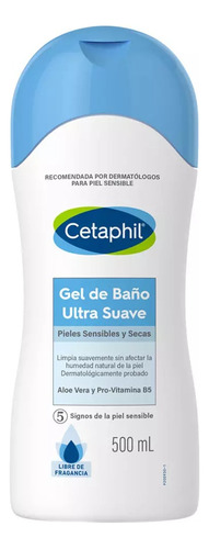 Gel De Baño Ultra Suave | Piel Sensible | Cetaphil | 500ml