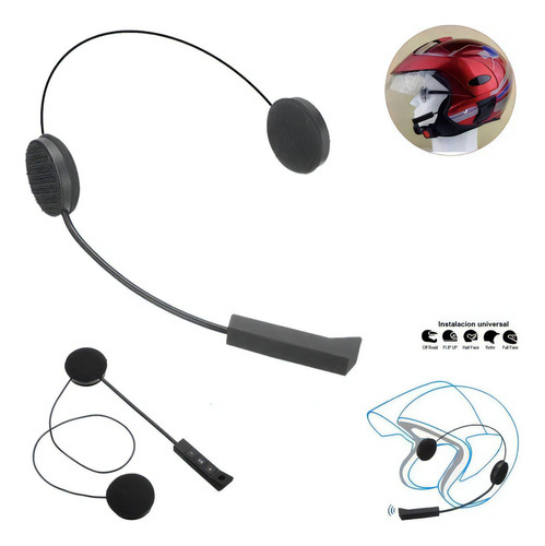 Auriculares Inalámbricos Bluetooth Para Casco De Moto Viva Voz